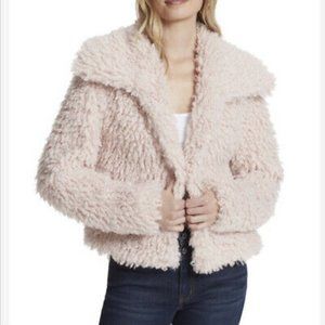 🌷🌷LIVE POSH PICK Host Pick❤❤ Jessica Simpson Faux Fur Jacket Cozy Teddy Coat